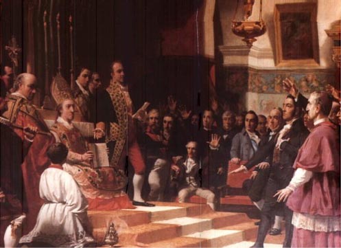Juramento de las Cortes de Cadiz Juramento de las Cortes de Cadiz